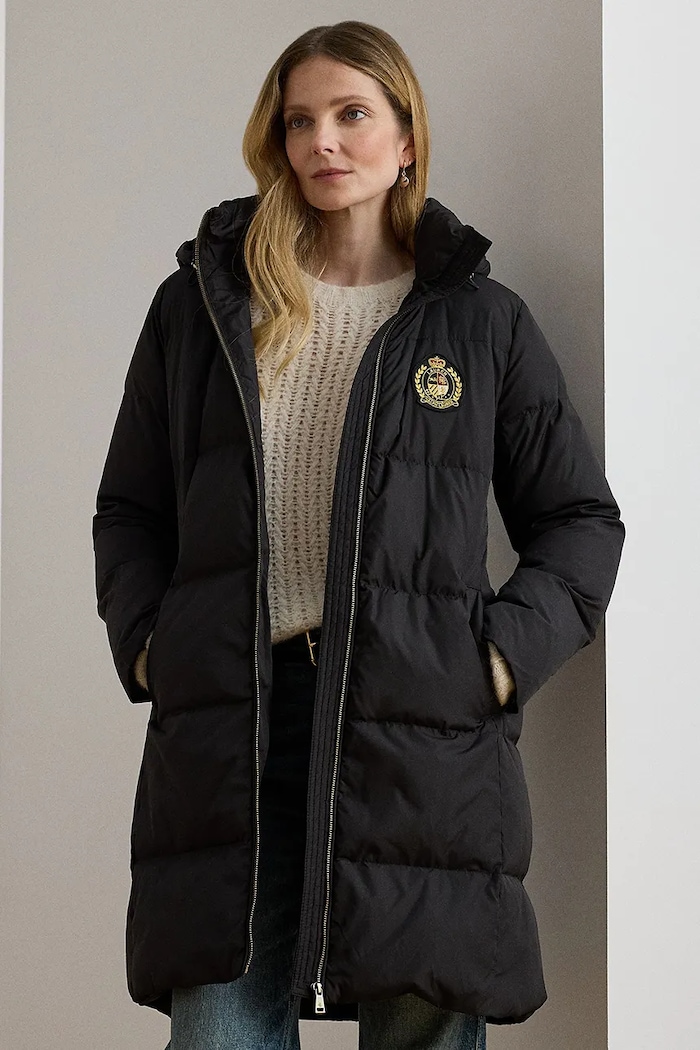 Îmbrăcăminte Lauren Ralph Lauren palton 297P04126 negru