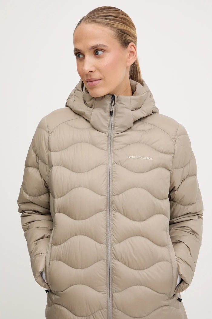Páperová bunda Peak Performance HELIUM béžová G79850