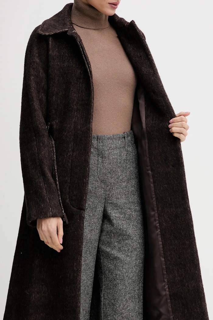 Палто с вълна Sisley 21FKLN06C