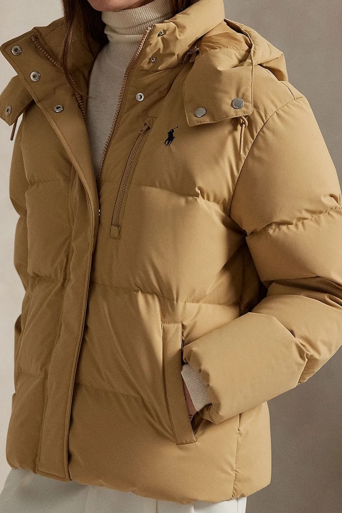 Polo Ralph Lauren down jacket MATTE POLY beige 211971190001