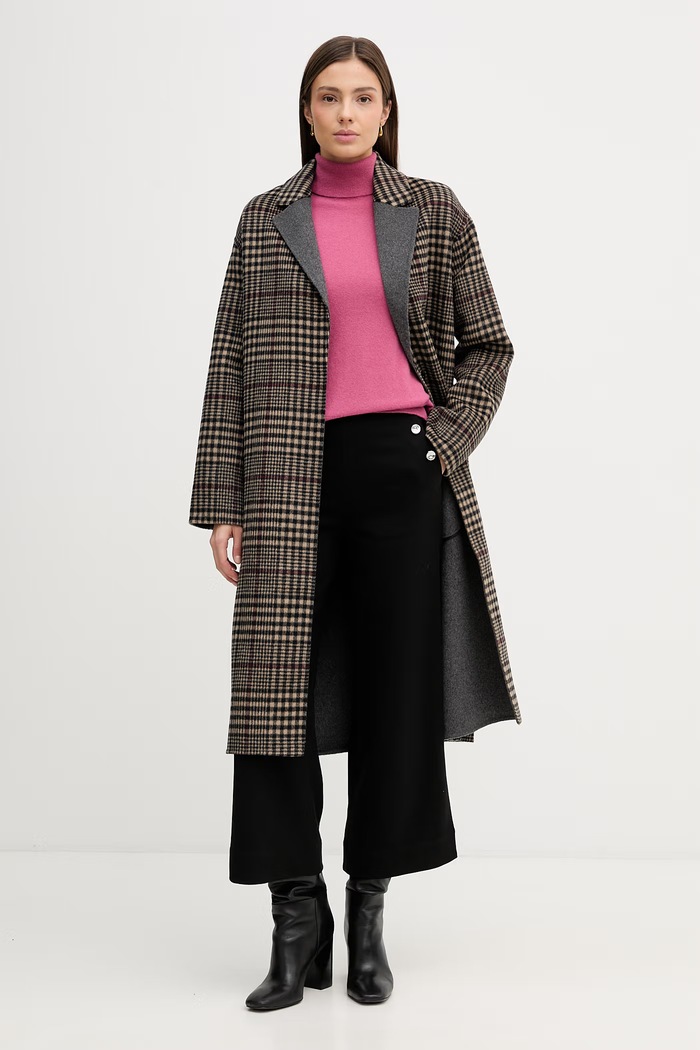 Kabát s příměsí vlny Joseph Ribkoff 253946 béžová AW25