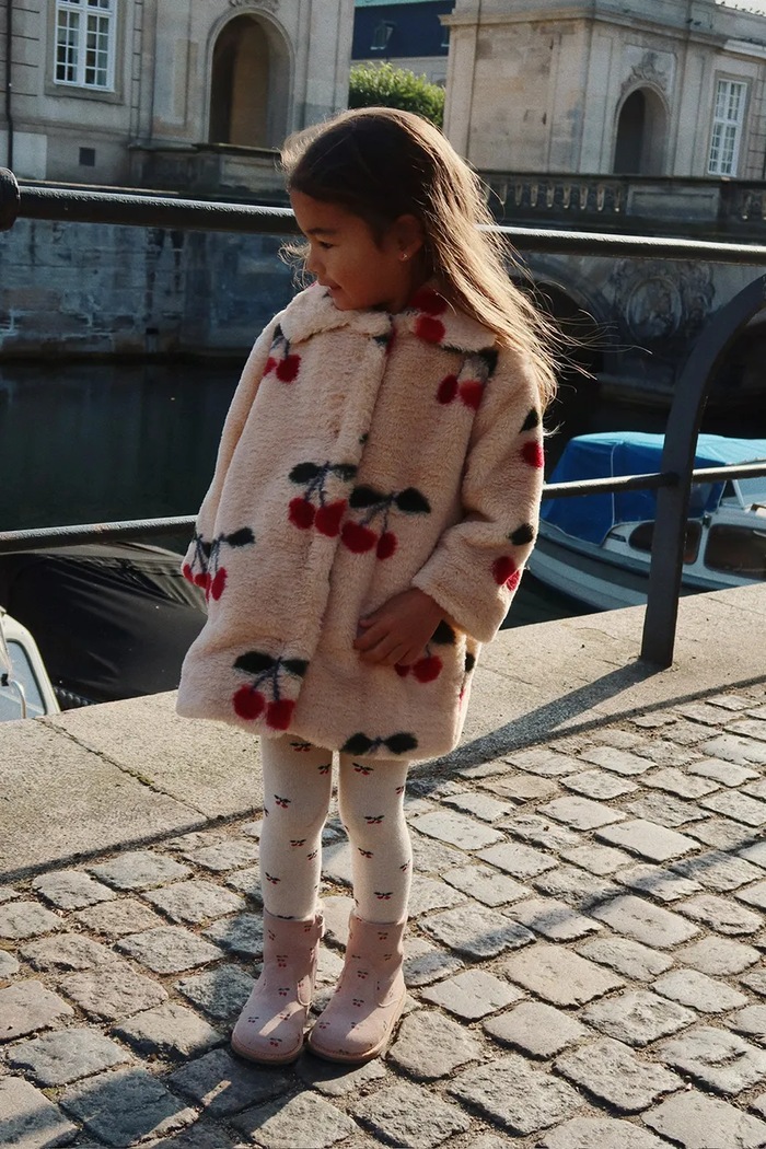 Konges Sløjd cappotto bambino/a FUZZIE COAT GRS KS103470.9BYA