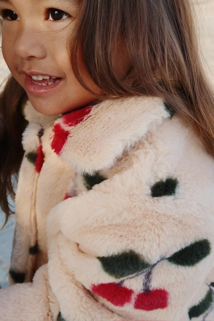 Konges Sløjd cappotto bambino/a FUZZIE COAT GRS KS103470.9BYA