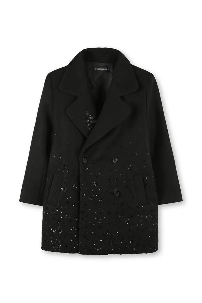 Karl Lagerfeld palton copii Z30604.114.150 negru AW25
