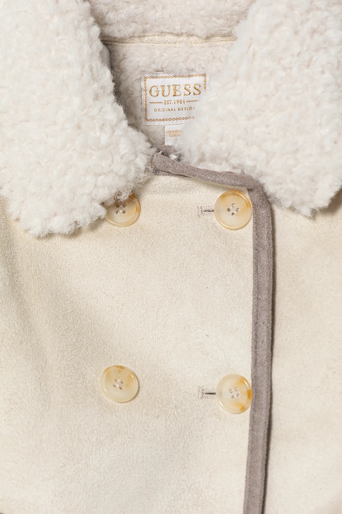 Fete Guess palton pentru copii K5BL02.WHGN0.9BYA bej