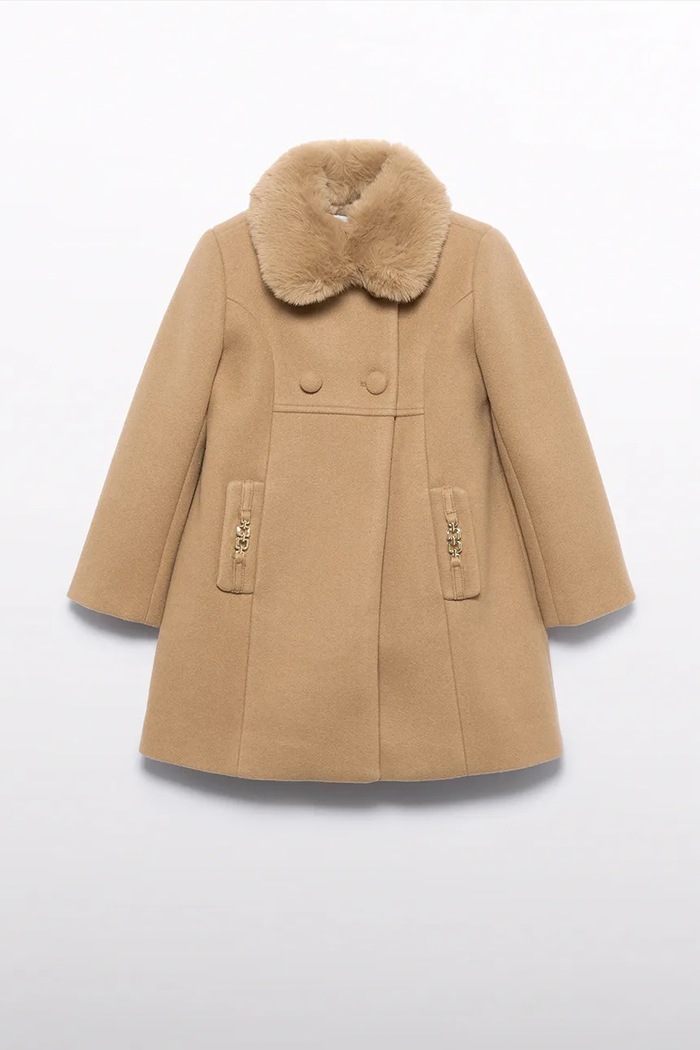 Abel&Lula Palton copii 5846.5.Mini.9BYA maro AW25