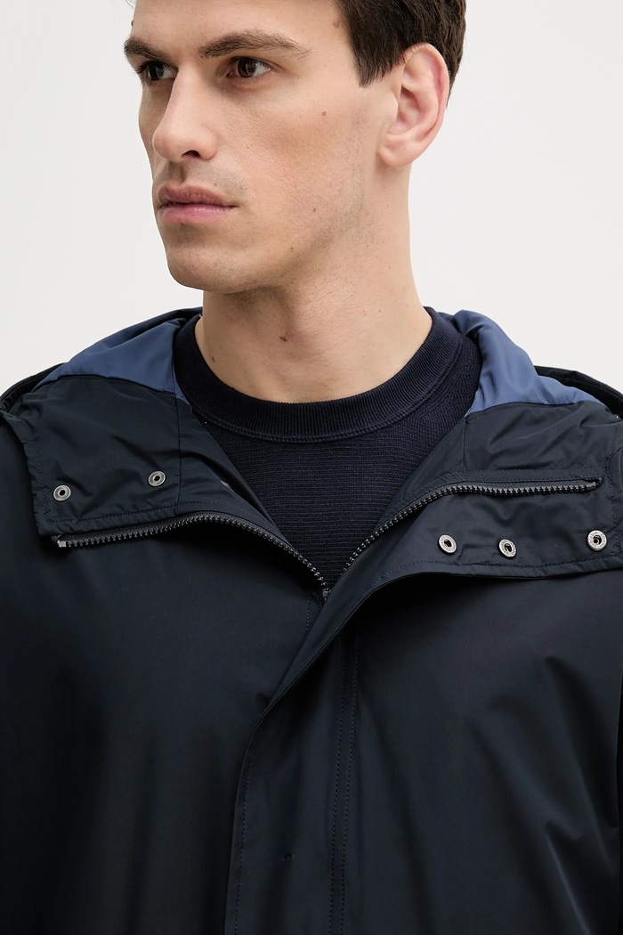 Μπουφάν Tommy Hilfiger σκούρο μπλε MW0MW39645