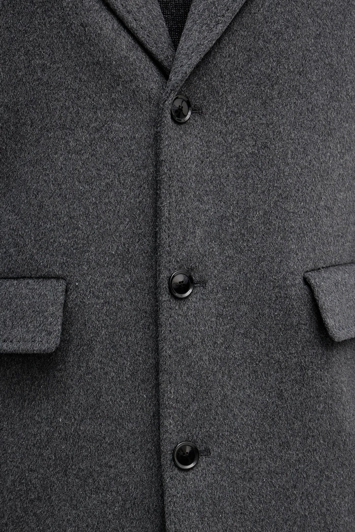 Sisley palton 2VLPSN041 gri