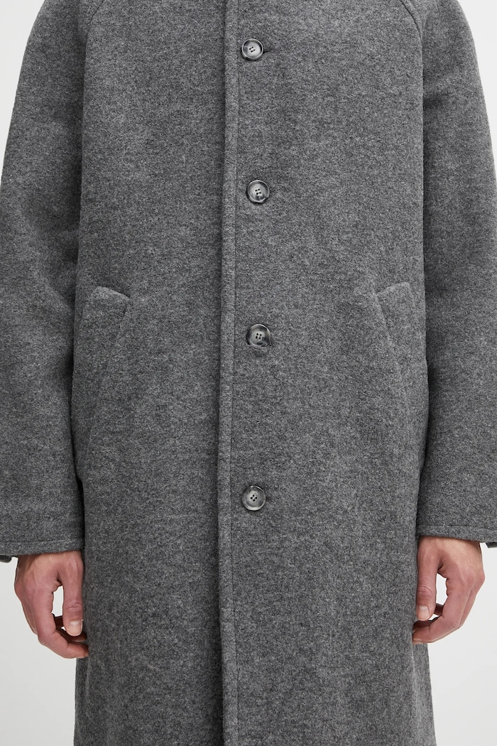 Volnen plašč A.P.C. manteau gaston WVBEH.H01516 siva