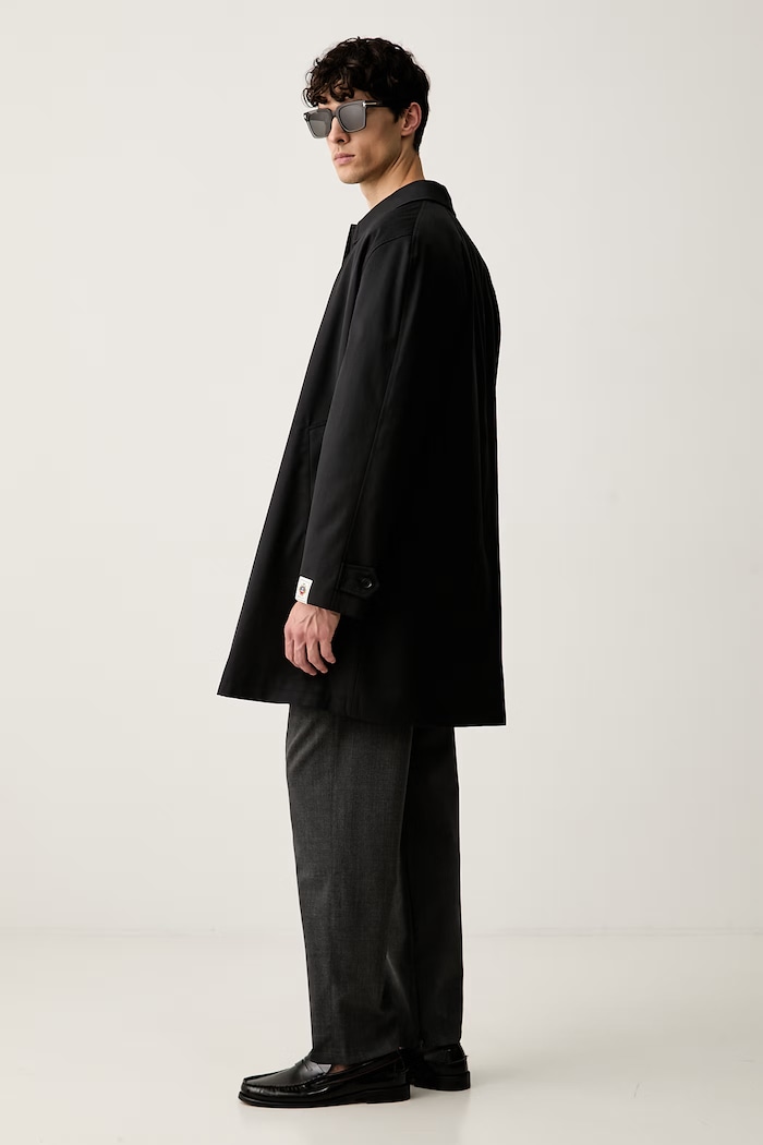 Bally plášť pánsky MOU0AY čierna AW25