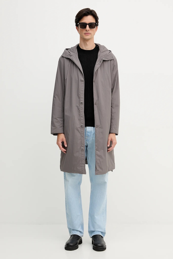 Armani Exchange rövid kabát XM001117.AF16341 szürke AW25