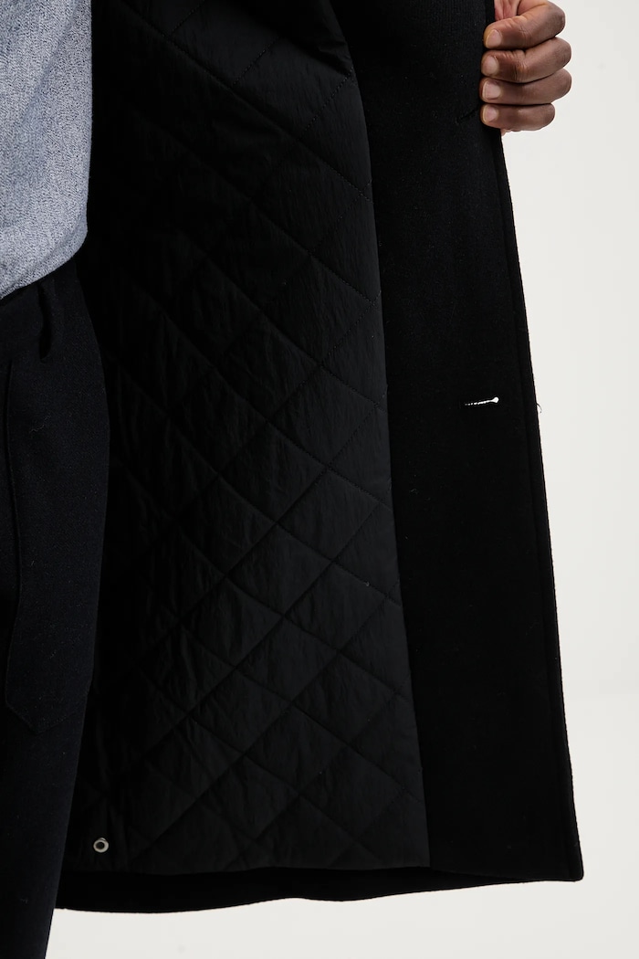 Armani Exchange płaszcz z dodatkiem wełny XM001121.AF18943