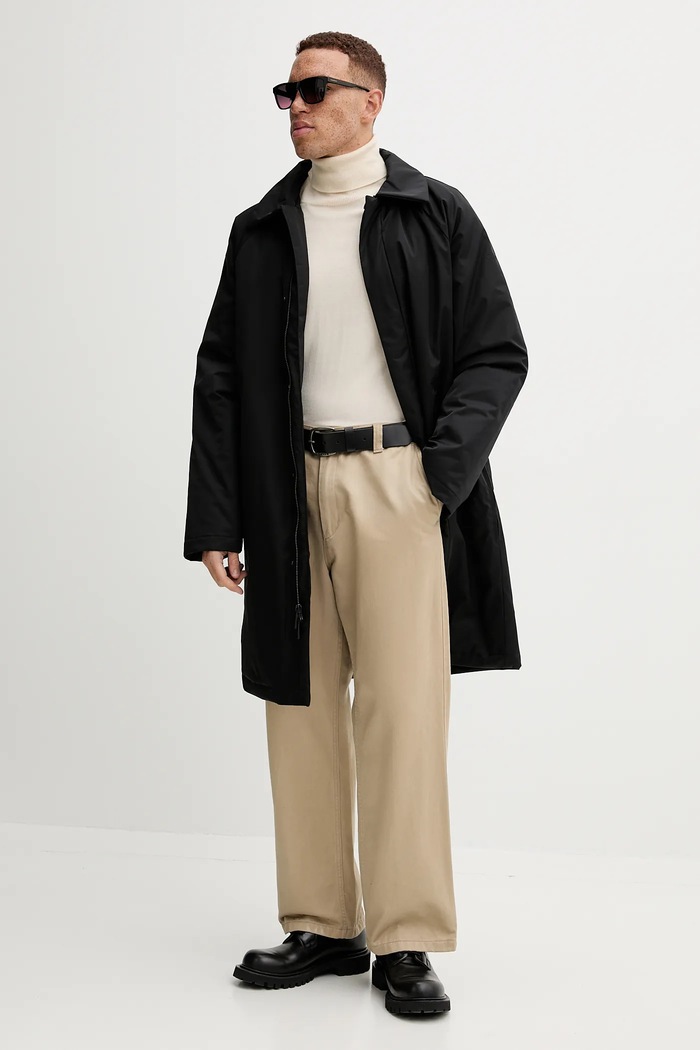 Bunda Calvin Klein LV04LD504G čierna AW25