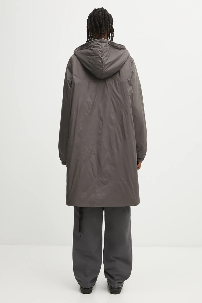 Odzież Rick Owens DRKSHDW płaszcz Sealed Windbreaker DU02E7973.NP brązowy
