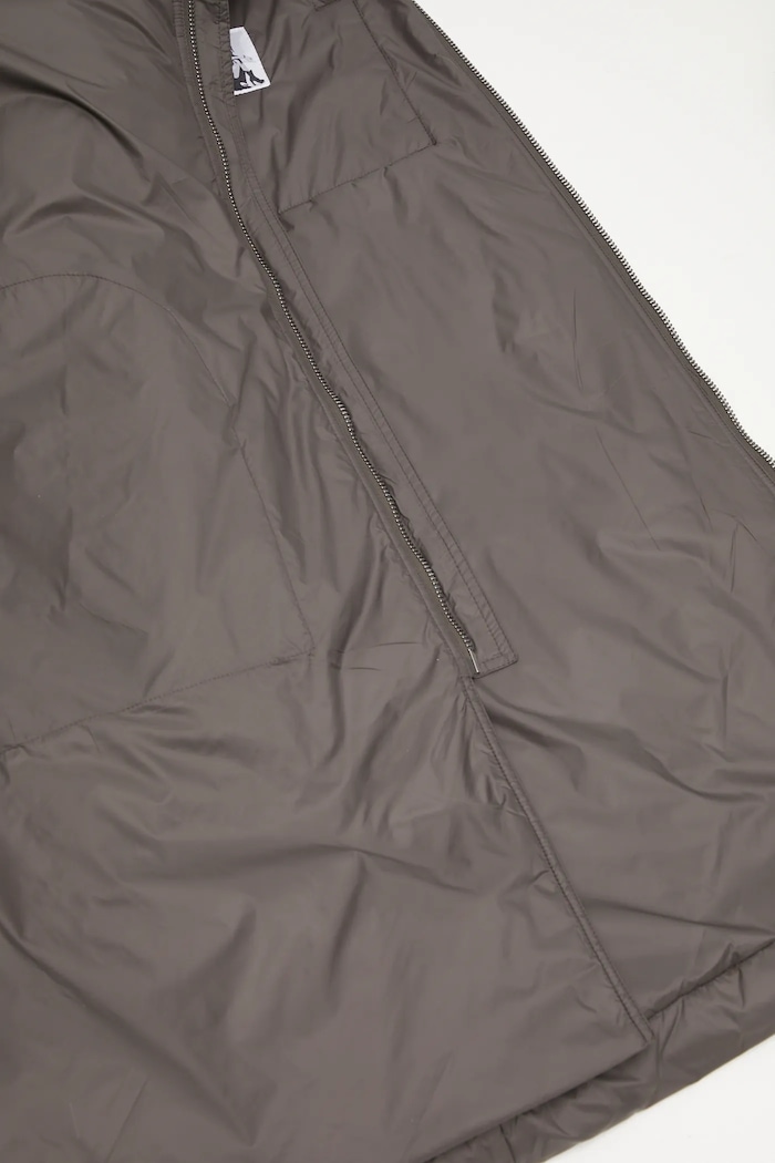 Rick Owens DRKSHDW płaszcz Sealed Windbreaker DU02E7973.NP brązowy