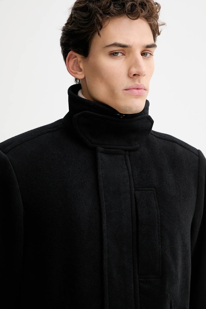 Пальто з додаванням вовни G-Star 0 Garber Wool Trench чорний D27311.E155
