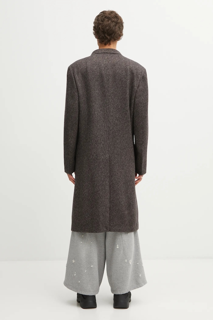 Одяг Вовняне пальто Wales Bonner Mayfair Coat MA25CO09.WO02.903 коричневий