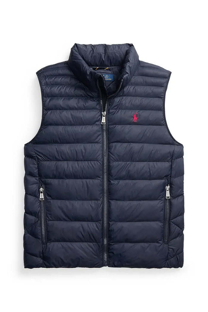Polo Ralph Lauren vestă copii cu captuseala bleumarin 323969872002