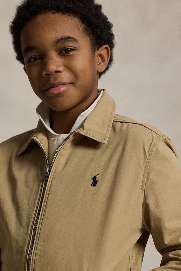 Памучно яке Polo Ralph Lauren 323934661001 бежов