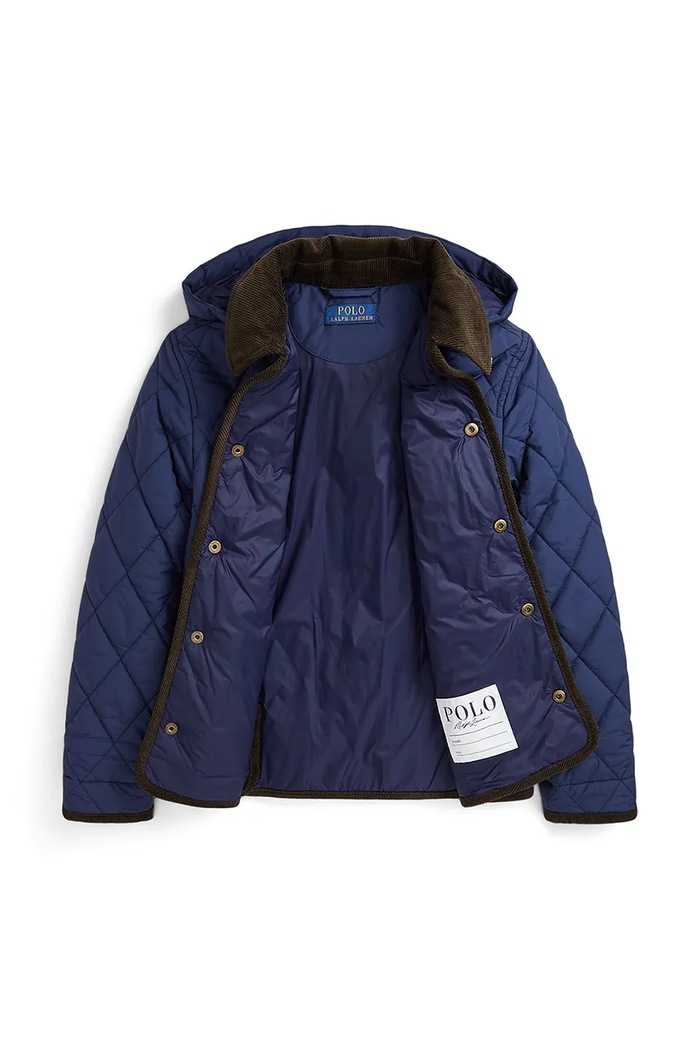 Παιδικό μπουφάν Polo Ralph Lauren 323943455002 σκούρο μπλε