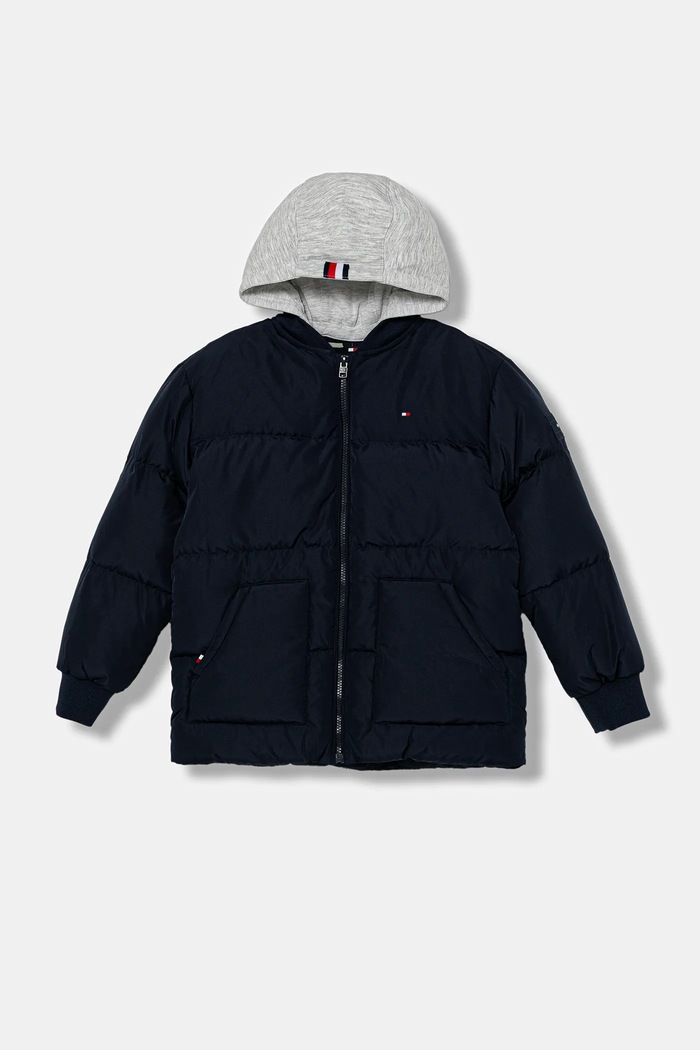 Tommy Hilfiger geacă de puf pentru copii KB0KB09815.9BYA bleumarin AW25