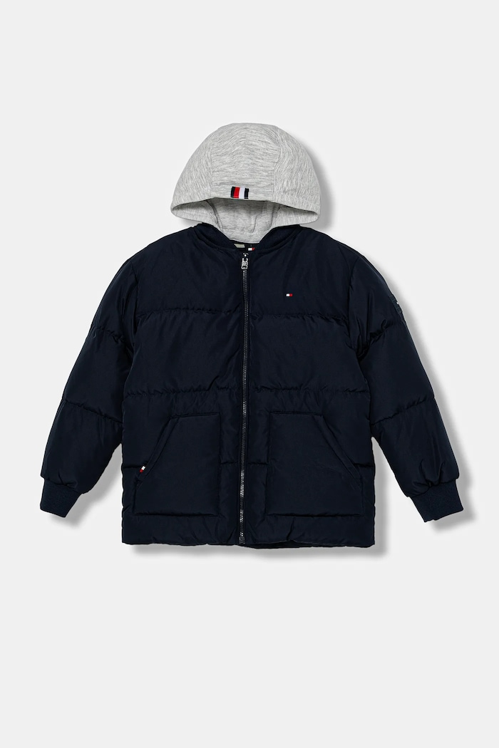 Tommy Hilfiger geacă de puf pentru copii KB0KB09815.9BYA bleumarin AW25