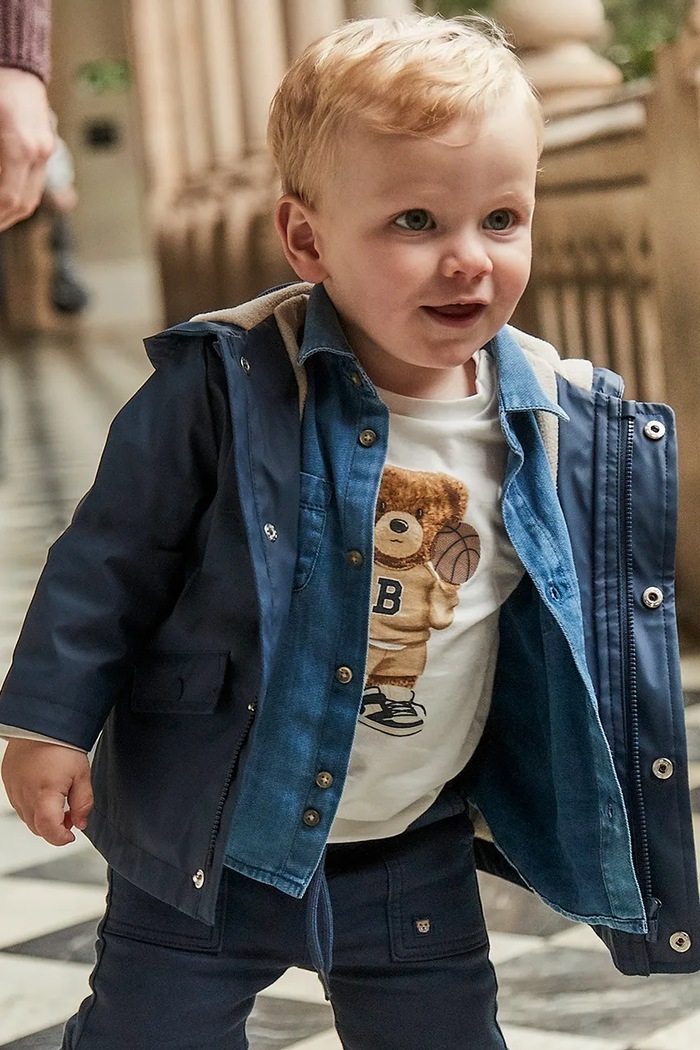 Mayoral geacă bebe cu captuseala albastru 2429.3A.Baby.9BYA