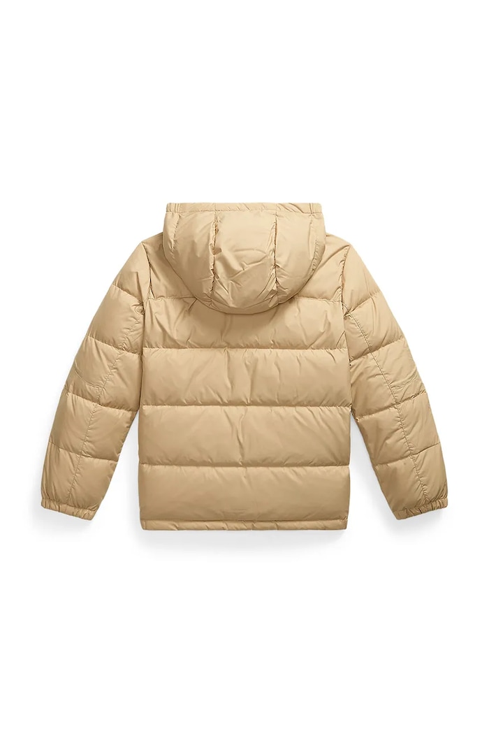 CHLAPEC Dětská péřová bunda Polo Ralph Lauren 323969861003 béžová