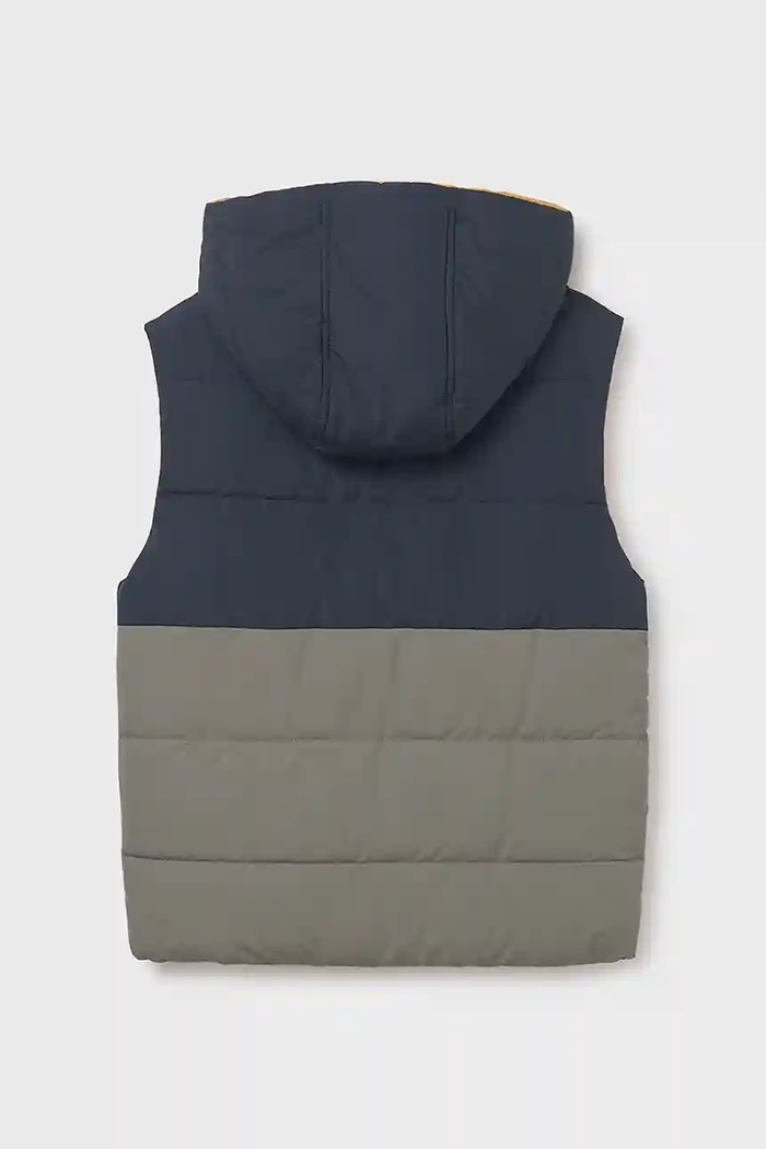 CHLAPEC Dětská oboustranná vesta Mayoral 7306.7B.Junior.9BYA zelená