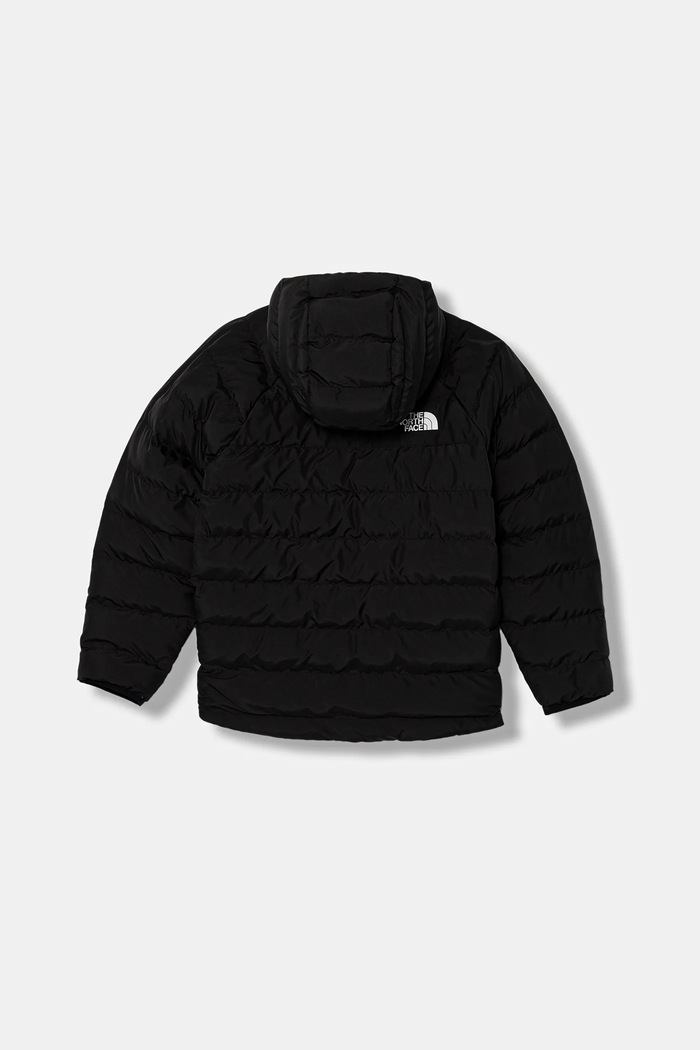 The North Face kétoldalas gyerekdzseki B REVERSIBLE PERRITO HOODED JACKET NF0A88TWWOO1 fekete AW25