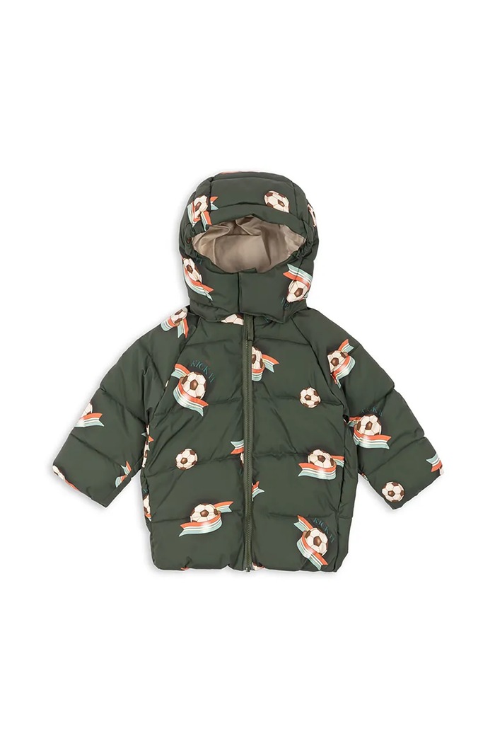 Konges Sløjd geacă copii NUKA JACKET GRS KS103522.B.9BYA verde AW25