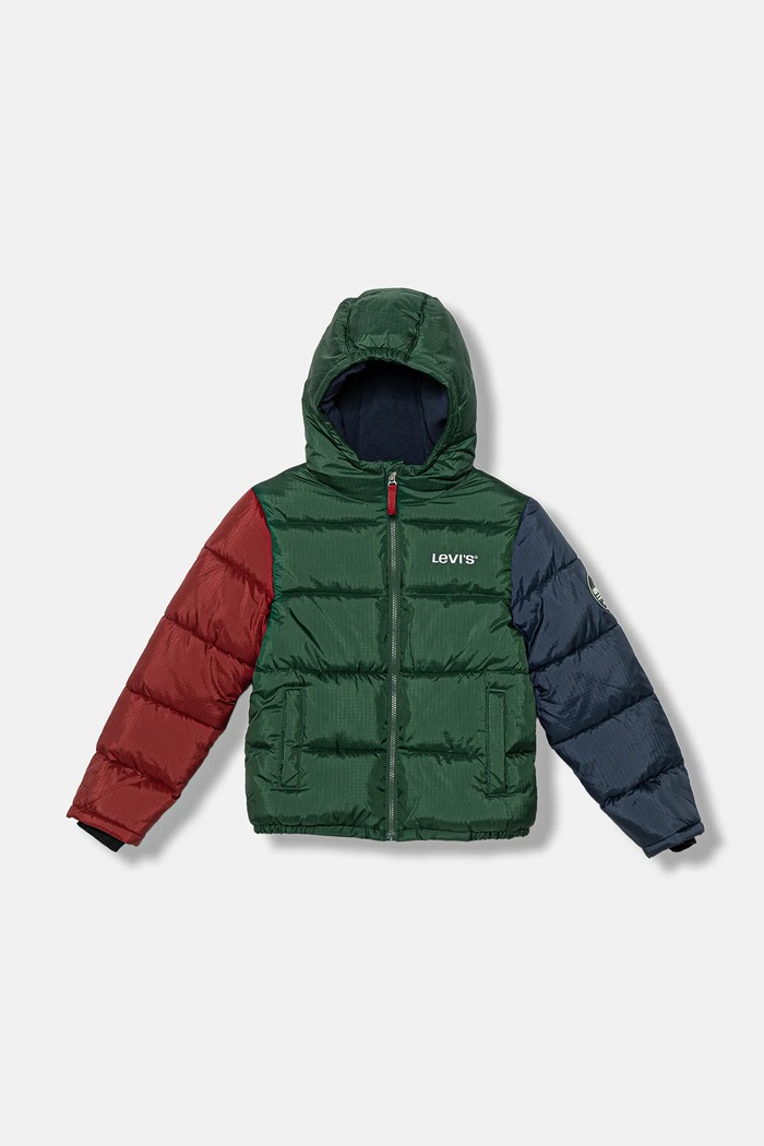 Levi's gyerek dzseki CORE PUFFER enyhén szigetelt zöld 9EH924.B