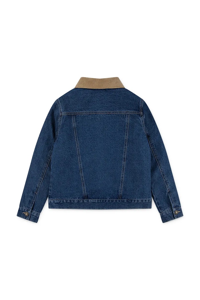 Detská rifľová bunda Levi's QUILTED LINED TRUCKER 9EN826 modrá AW25