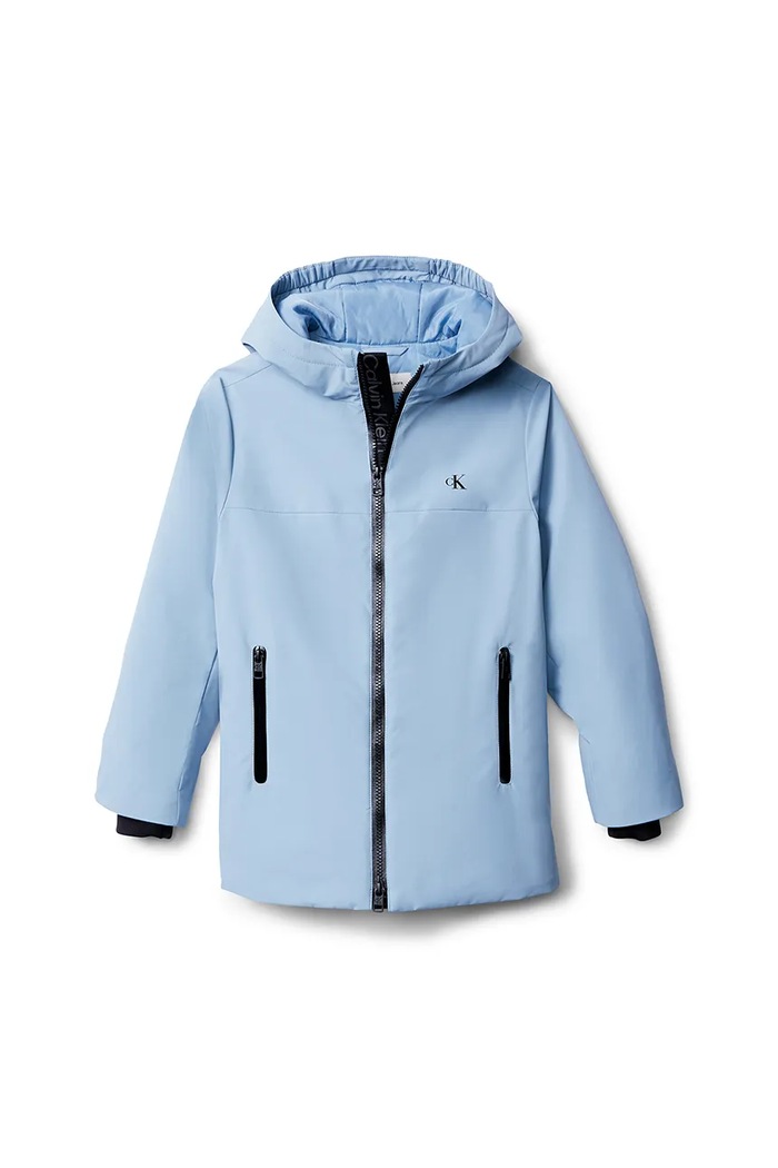 Dětská bunda Calvin Klein Jeans IB0IB02569.9BYA modrá AW25