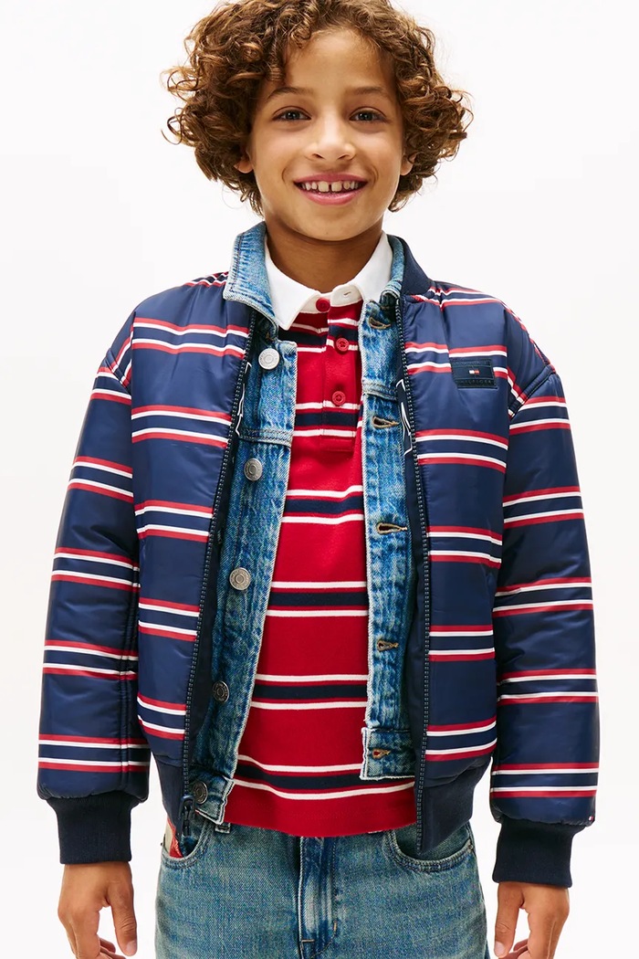 Tommy Hilfiger gyerek dzseki sötétkék KB0KB09957.128.176.9BYA