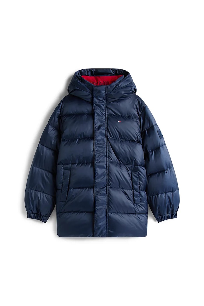 Παιδικό μπουφάν Tommy Hilfiger KB0KB10002.9BYA σκούρο μπλε AW25