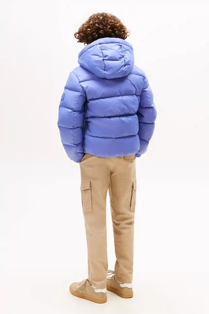 Dětská péřová bunda Tommy Hilfiger KB0KB10091.128.176.9BYA
