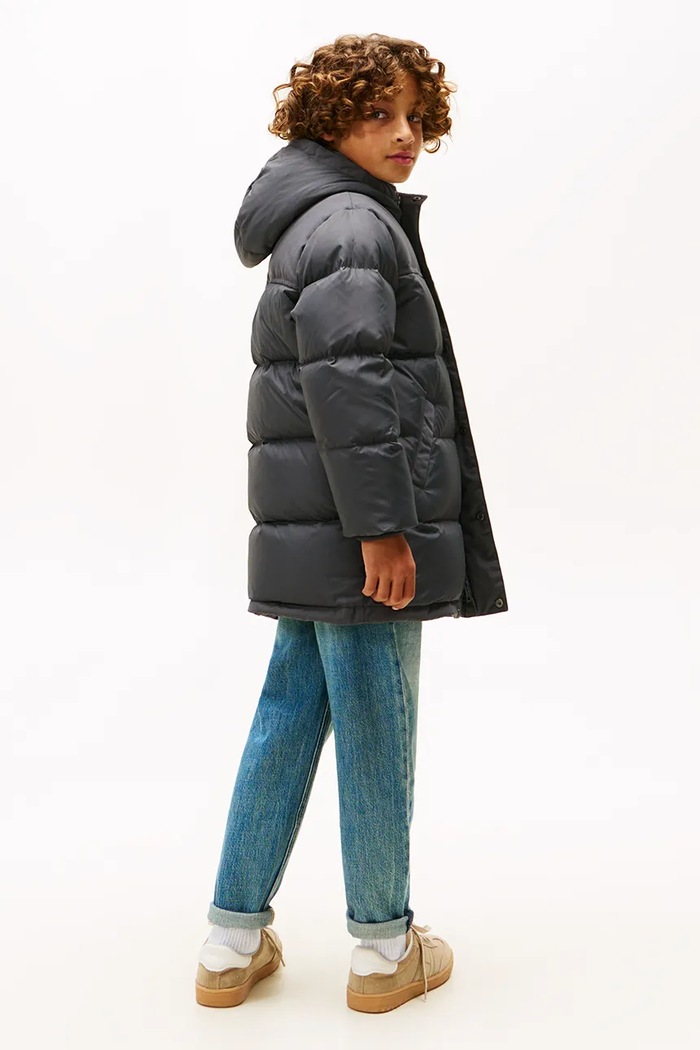Tommy Hilfiger kurtka dziecięca KB0KB10114.9BYA czarny