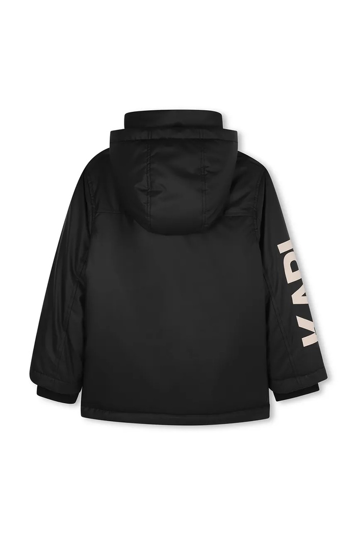 Chłopiec Karl Lagerfeld parka dziecięca Z30632.114.150 czarny