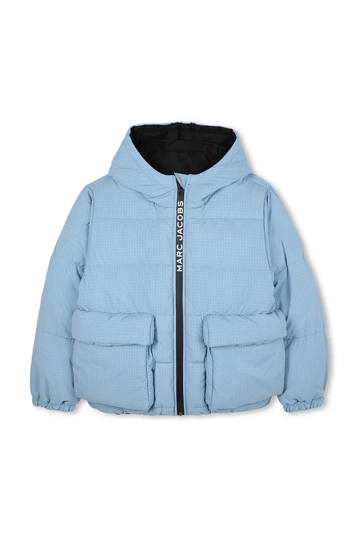 Otroška dvostranska jakna Marc Jacobs W60618.114.150 modra AW25
