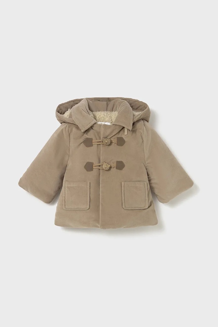 Бебешко яке Mayoral Newborn 2411.1L.Newborn.9BYA кафяв AW25