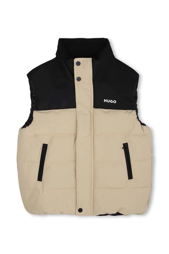 HUGO Vestă copii G00482.102.108 bej AW25