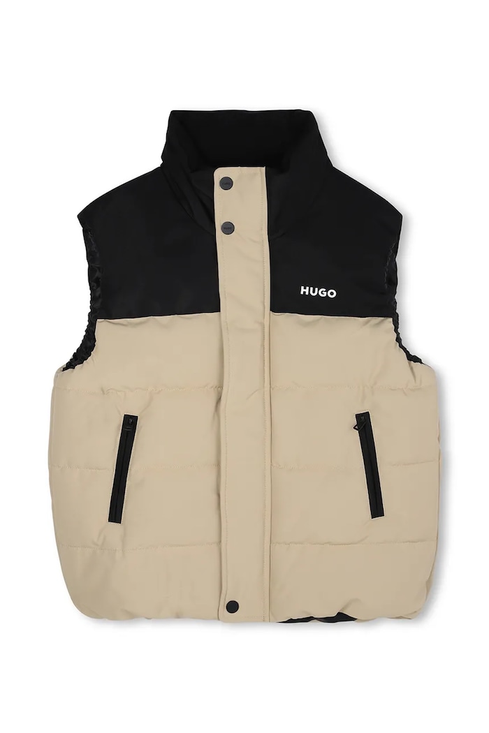 HUGO Vestă copii G00482.102.108 bej AW25