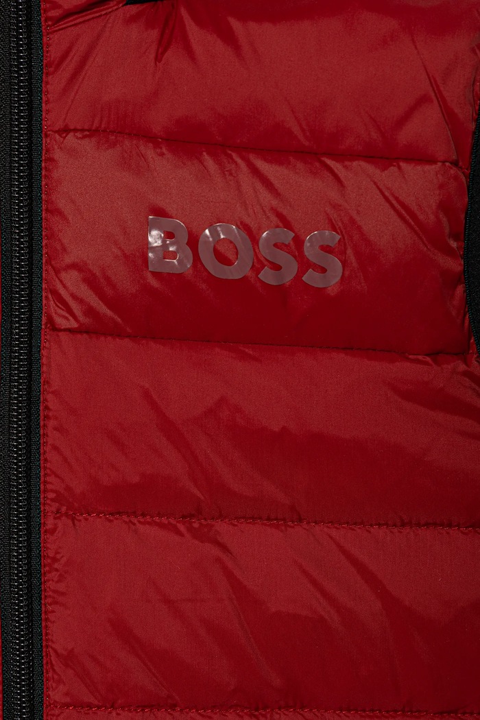 BIMBO BOSS gilet da bambino J52395.114.150 rosso