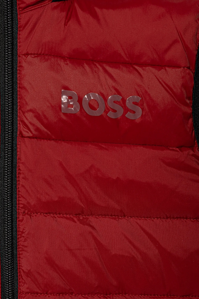 BIMBO BOSS gilet da bambino J52395.114.150 rosso
