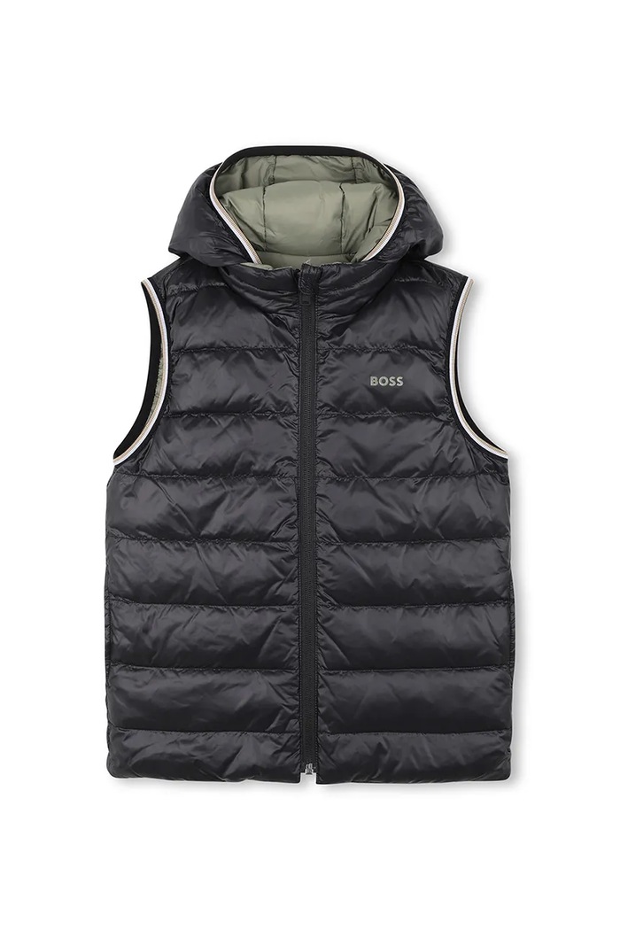 CHLAPEC Dětská vesta BOSS J52395.114.150 zelená