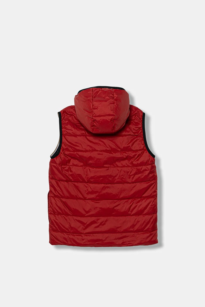 BOSS Bezrękawnik dziecięcy J52395.162.174 bordowy AW25