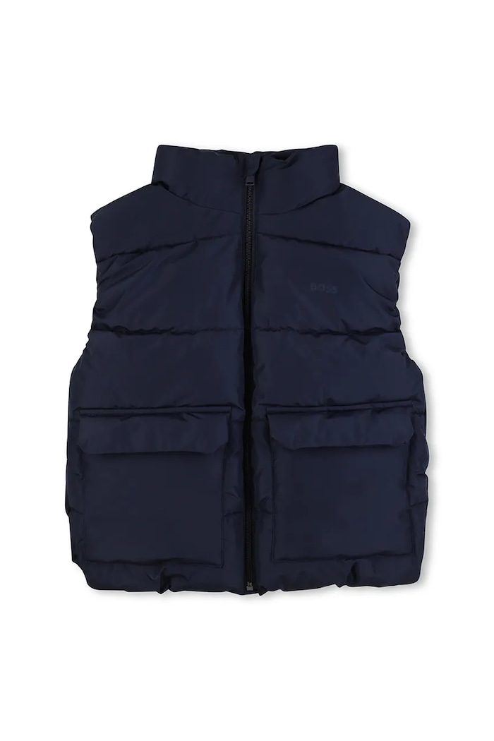 BOSS Vestă copii bleumarin J52397.114.150