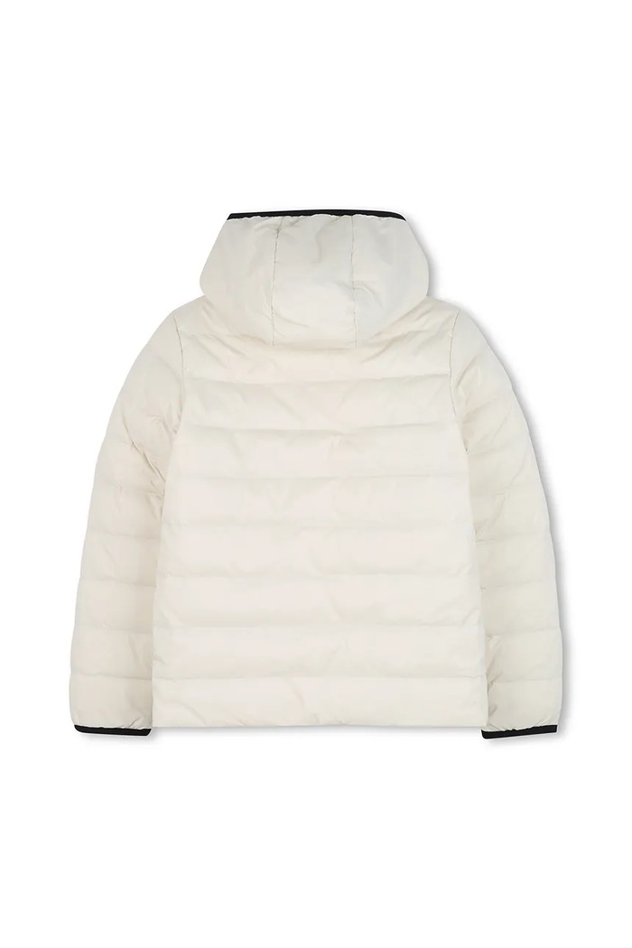 Dětská oboustranná péřová bunda BOSS J52398.162.174 béžová AW25