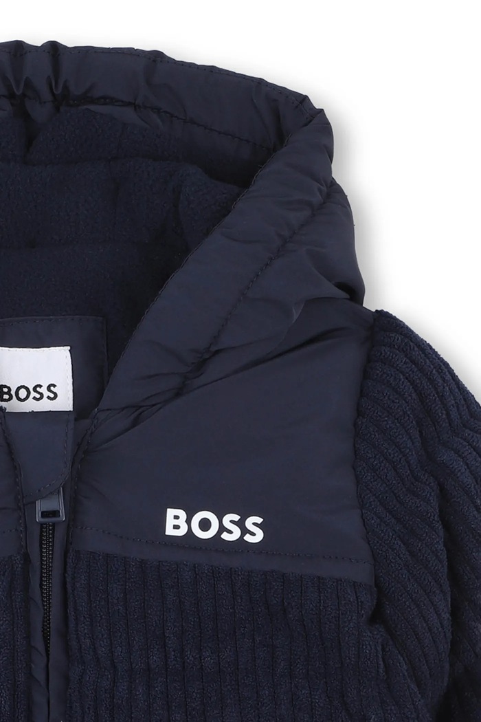 Băieți BOSS Geacă bebe J52519 bleumarin